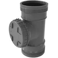 Wavin 110 mm Renserør plus med dæksel Wafix p