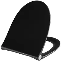 Pressalit Sway norden toiletseat Musta polygiene with sc
