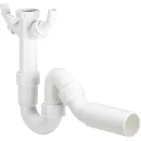 Viega pipe odour trap 1 1/2" x 50 mm with waste water hoses