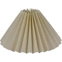 Alpe Design Pliseerattu lampunvarjostin kermaa pellava 15 cm