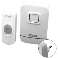 Foss Europe Trend door bell value white plug in