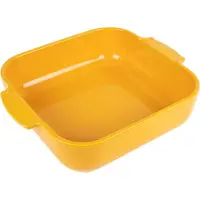 Peugeot Appolia Firkantet Ovnfad 28 Cm Safran Gul - Yellow - 28 CM