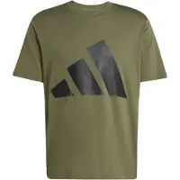 Adidas Toiminnallinen paita 'Essentials' oliivi / musta