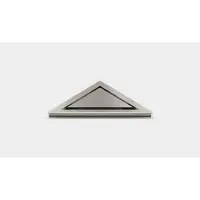 Unidrain 200 mm HighLine-paneeli 10 mm:n kehyksellä kulmaviemäriä varten