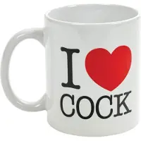 Spencer & Fleetwood Hauska "i love penis" keraaminen muki