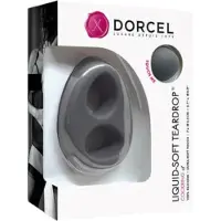 Dorcel - penisrenkaat - joustava tippa - harmaa