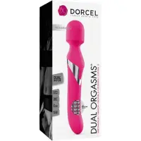 Dorcel Dual Orgasms - akullinen, 2-in-1 hierontavibraattori (pinkki)