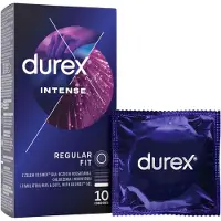 Durex Intense - uritettu ja nystyröity kondomi (10 kpl)