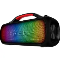 SVEN Speaker SVEN PS-360, black (24W, Waterproof (IPx5), TWS, Bluetooth, FM, USB, 3000mA*h)