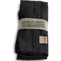 Fyrklövern Lovely Linen Lovely lautasliina 45 x 45 cm 4 kpl, Dark Grey