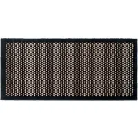 Tica Copenhagen Floormat Polyamide, 200X90 Cm, Dot Design - Black - 200X90CM