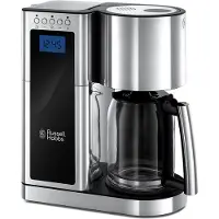Russell Hobbs Elegance 23370-56 10 kupin -kahvinkeitin, musta, ruostumaton teräs