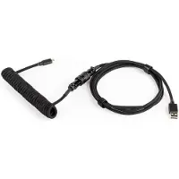 Dutzo Coiled Aviator Micro-USB B cable - Musta - Päivitä lisävarusteita - Musta