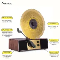 Fuse Audio REC - Audio Technica pick-up - Levysoitin Ruskea