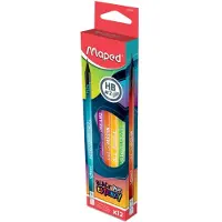 Maped blackpeps school pencil Energy HB. Box of 12 pcs
