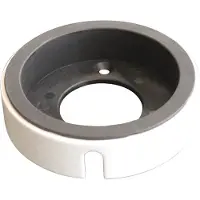 Nordtronic Alina fixation ring matt Valkoinen