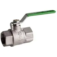 Pettinaroli F x f heavyduty fullway ball valve Vihreä steel lever tea t