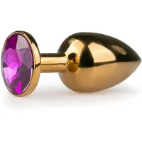 Easytoys Anal Collection metallinen takapuolen pistoke - violetti