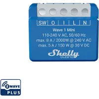 Shelly Qubino Wave 1 Mini -relekytkin Wi-Fi-verkkoon