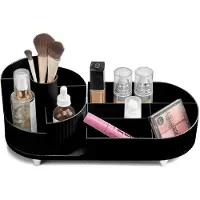 Gillian Jones - Large table organizer with swivel function - Black - Large