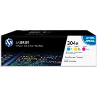 HP LaserJet CF372AM -väriainekasetti, keltainen/sinivihreä/magenta, Tri-Pack