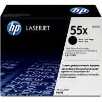 HP CE255X (55X) musta tarvikekasetti