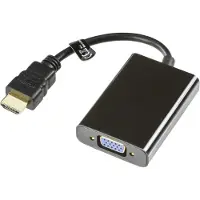 Deltaco HDMI-VGA7 HDMI - VGA ja ääni sovitin