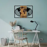 Hobby Hall Seinälle ripustettava koriste World Map - 326, 1 kpl.