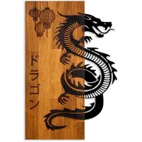 Hobby Hall Opviq-seinäkoriste Dragon, 58 cm