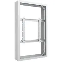 Multibrackets M Pro Series enclosure - medium - for 2 LCD displays - b2b - white - Max 50 kg - recommended for 50"