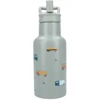 Kidzroom Stainless Steel Juomapullo 350 ml Sweet Cuddles, Vihreä