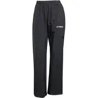 Adidas Ulkoiluhousut 'Multi Climaproof Two-Layer Rain' musta / valkoinen