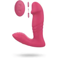 Dream Toys Dreamtoys - radiosignaalia käyttävä, kannettava työntövibraattori (pinkki)