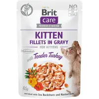 Brit Care Cat Kitten kalkkuna kastikkeessa 85 g