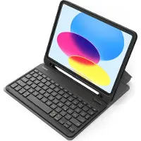 Inateck KB04002, QWERTY, Kosketuslevy, Apple, iPad Air 11 Zoll 7th Gen M3 2025 iPad Air 11 Zoll 6th Gen 2024 (A2902/A2903/A2904) iPad Air 10.9..., mus (KB04002_BLACK)