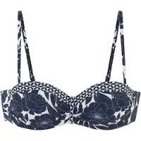 Sunseeker Bikinitoppi yönsininen / offwhite