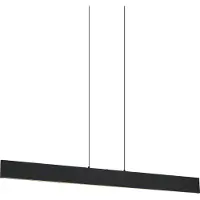 QAZQA Moderni riippuvalaisin musta sis. LED 3-vaihe himmennettävä Easylift - Straight