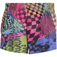 Adidas Urheiluhousut 'x Jeremy Scott' sitruunankeltainen / oranssi / vaaleanpunainen / musta