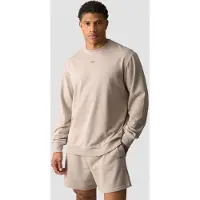 ICANIWILL Everyday Unbrushed Relaxed Crewneck Light Greige