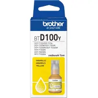 Brother BTD100Y -mustepullo, 48.8 ml, keltainen