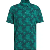 Adidas Golf Go-To Prt Polo - Green - XS