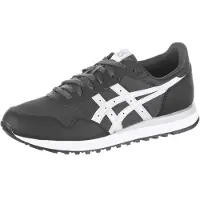 Asics unisex. 1203A612 Trainers Tiger Runner Ii black, grey (45), Flat, Laces, Casual