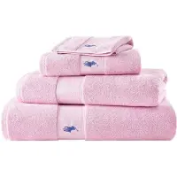 Ralph Lauren Home Poloplay Guest Towel - Pink - 40X75CM