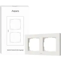 Aqara Switch Frame H2 EU (2-osainen) - Kytkinkehys, Valkoinen
