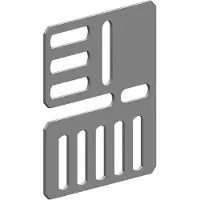 Legrand Assembly plate Universal joker galv