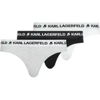 Karl Lagerfeld Alushousut meleerattu harmaa / musta / valkoinen