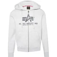 Alpha industries Collegepaita 'Basic' vaaleanharmaa