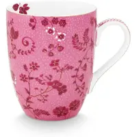 Pip studio - Jolie Flowers Muki 36,5 cl Vaaleanpunainen
