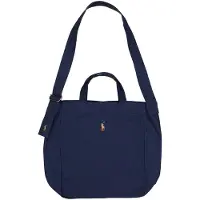 Ralph Lauren Canvas Shopper Tote - Navy - ONE SIZE