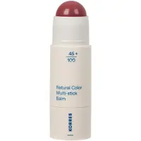Korres Natural Color Multi-Stick Balm monitoiminen meikkituote huulille ja poskille sävy Vintage Rose 4.5 g